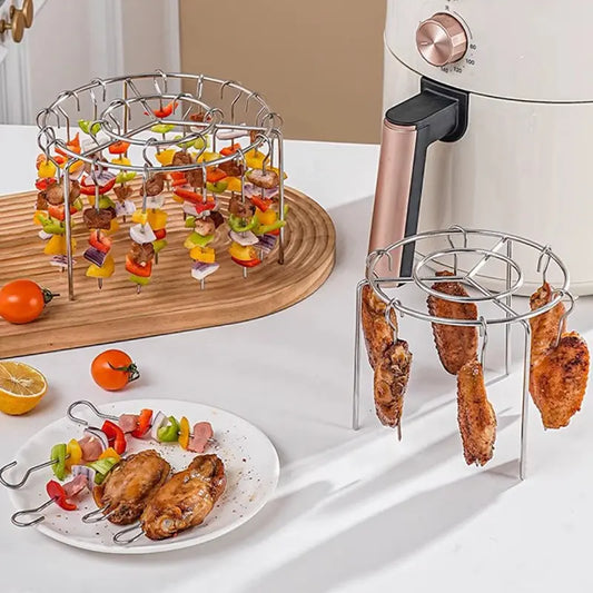 316 Stainless Steel Multi-Function Air Fryer Roasting Rack Set cetaut