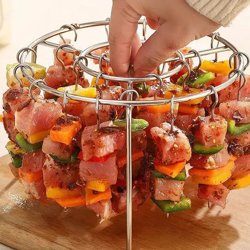 316 Stainless Steel Multi-Function Air Fryer Roasting Rack Set cetaut