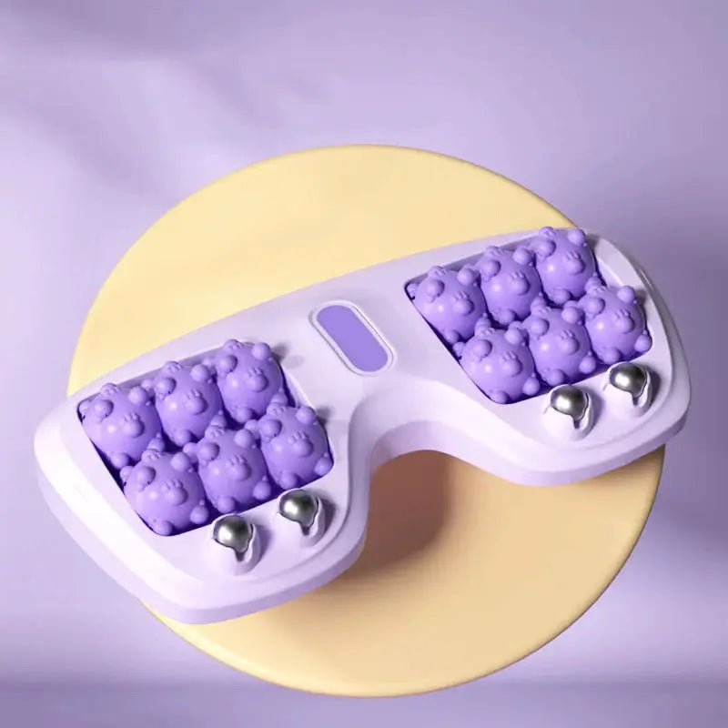 🎁 Mehr kaufen, mehr sparen! 💜🦶 Tragbare Doppelfußmassagewalze – Entspannung jederzeit und überall cetaut