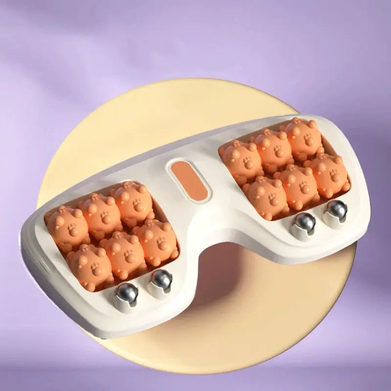 🎁 Mehr kaufen, mehr sparen! 💜🦶 Tragbare Doppelfußmassagewalze – Entspannung jederzeit und überall cetaut