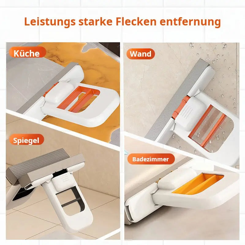 🔥HEIßER VERKAUF🔥Tragbarer Mini-Wischmopp mit Selbstauswring-Funktion🧹 cetaut