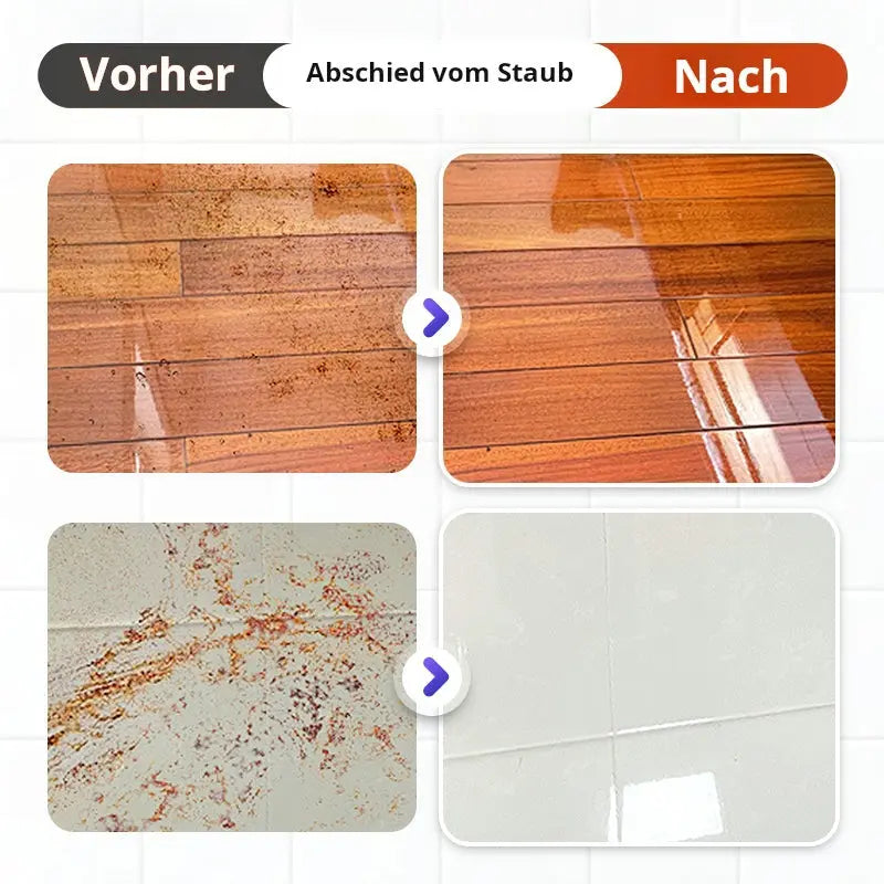 🔥HEIßER VERKAUF🔥Tragbarer Mini-Wischmopp mit Selbstauswring-Funktion🧹 cetaut