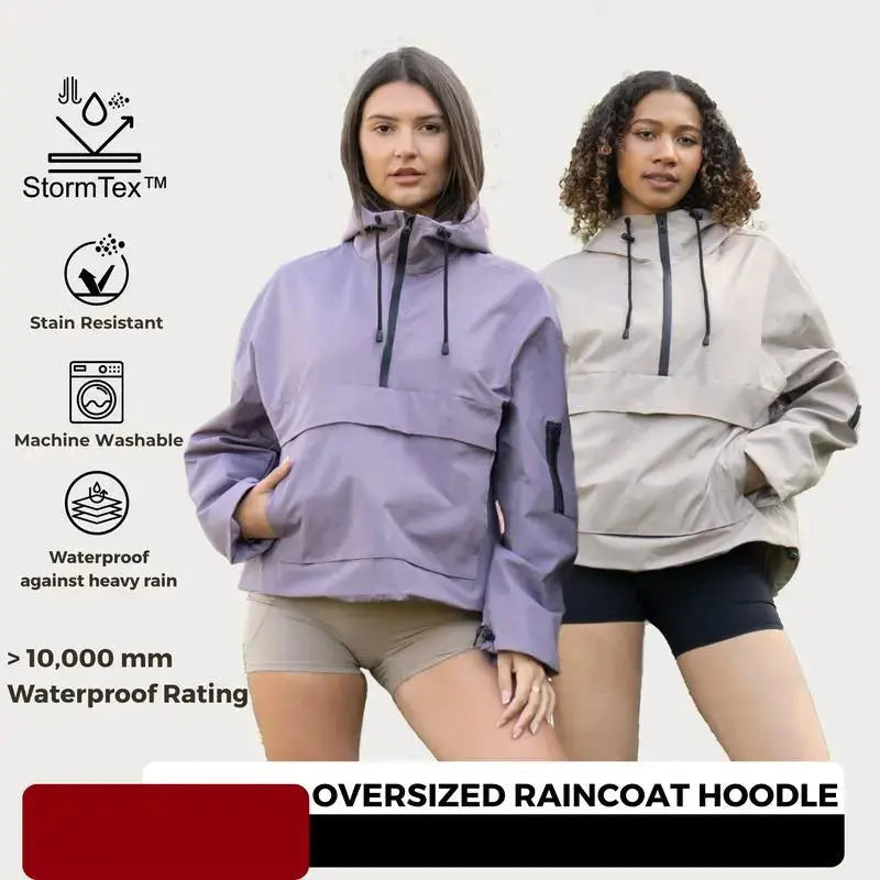 🎁3-in-1 🌧️ Wasserdichte  Herbstjacke Damenjacke mit Kapuze – Perfekter Schutz für Regen, Wind & Alltag | Leicht & stylisch cetaut