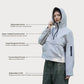 🎁3-in-1 🌧️ Wasserdichte  Herbstjacke Damenjacke mit Kapuze – Perfekter Schutz für Regen, Wind & Alltag | Leicht & stylisch cetaut
