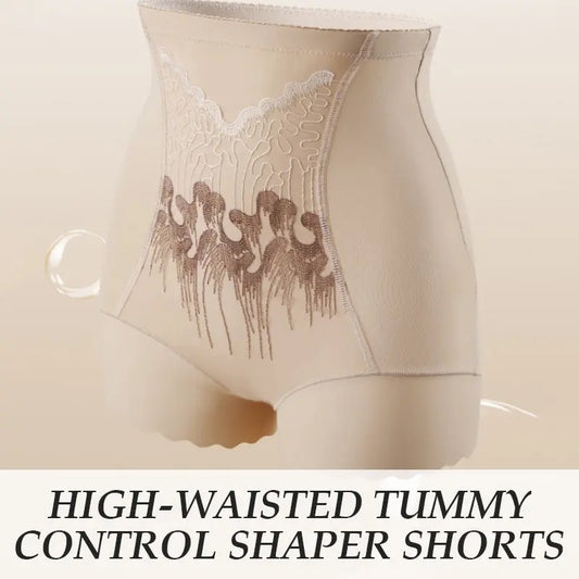 Bauchweg-Shorts mit hoher Taille für Damen cetaut