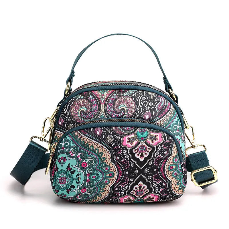 Cute & Stylish Multi-Compartment Printed Bag cetaut
