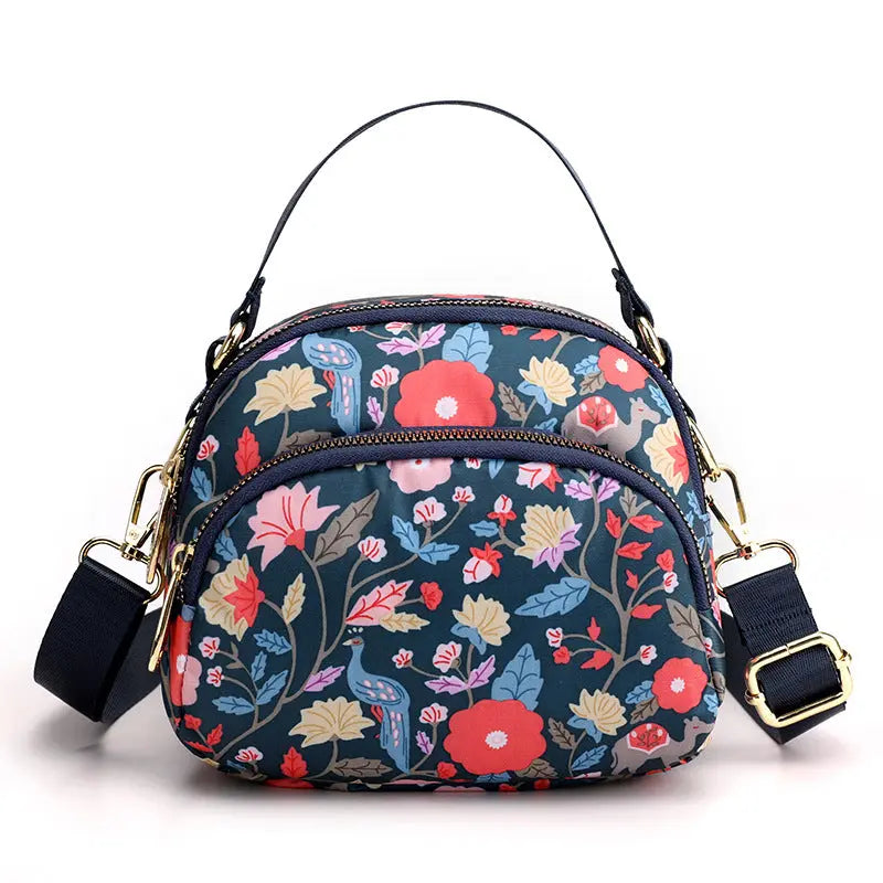 Cute & Stylish Multi-Compartment Printed Bag cetaut
