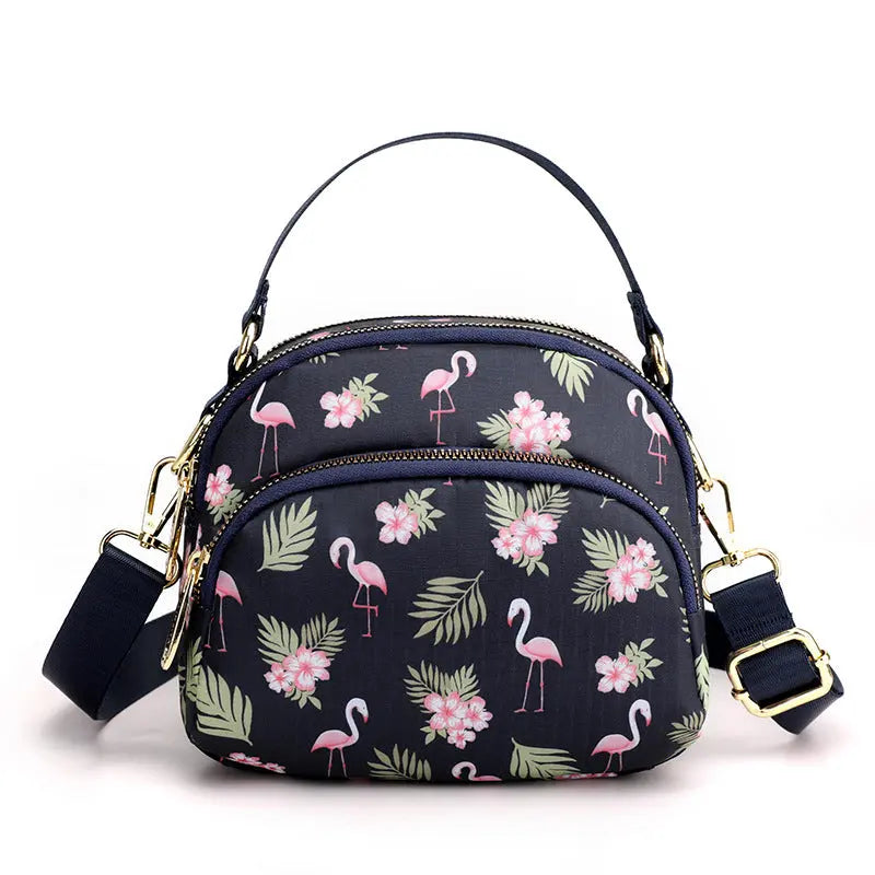 Cute & Stylish Multi-Compartment Printed Bag cetaut