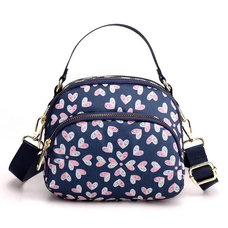 Cute & Stylish Multi-Compartment Printed Bag cetaut