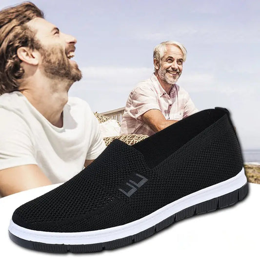 Breathable mesh casual slip-on shoes cetaut