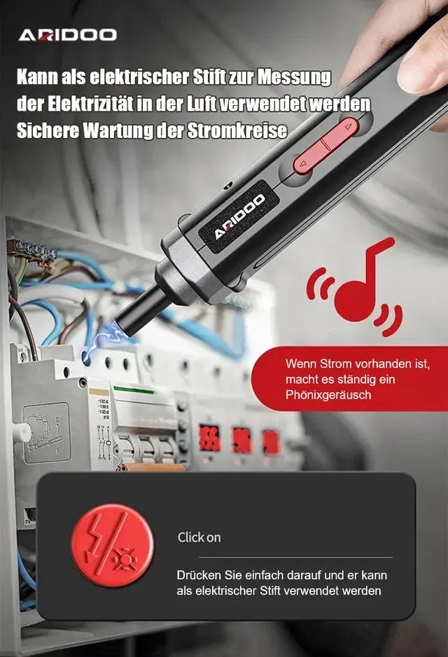 Multifunktionales Elektroschrauber-Set cetaut