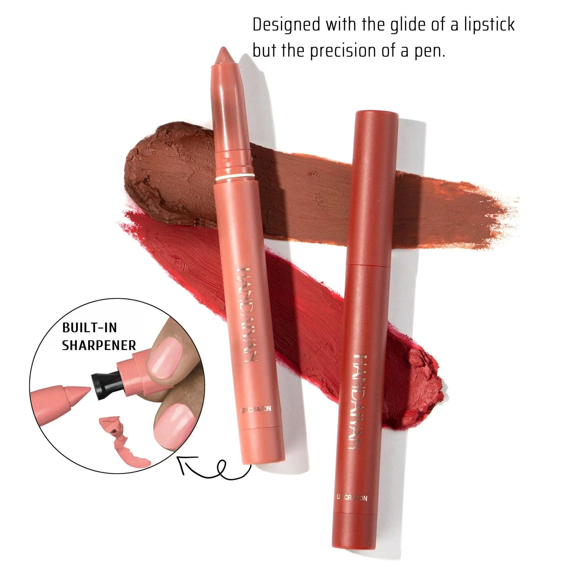 Rotierende, anspitzbare, matte Lippenstiftstifte cetaut