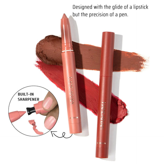 Rotierende, anspitzbare, matte Lippenstiftstifte cetaut