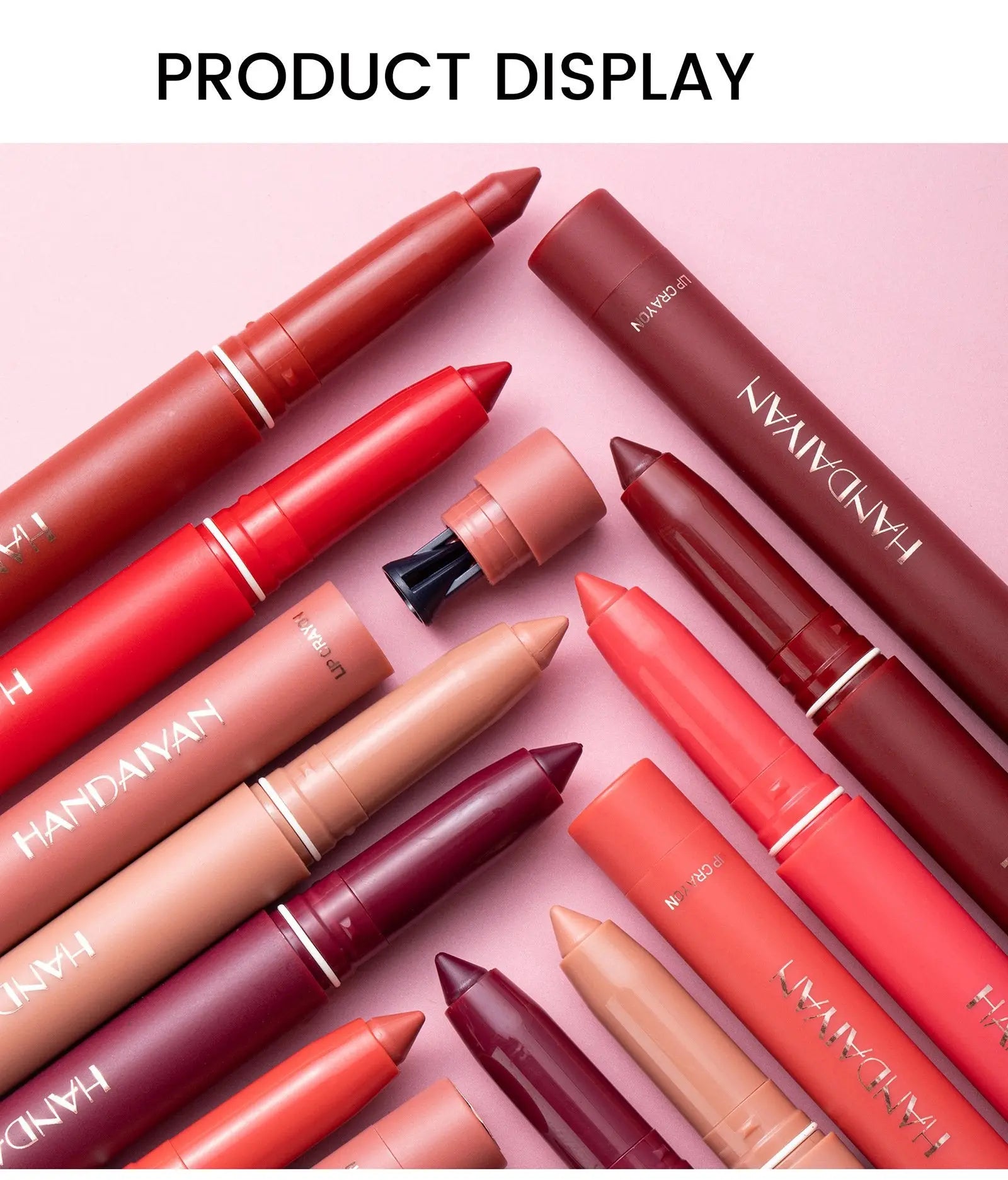 Rotierende, anspitzbare, matte Lippenstiftstifte cetaut