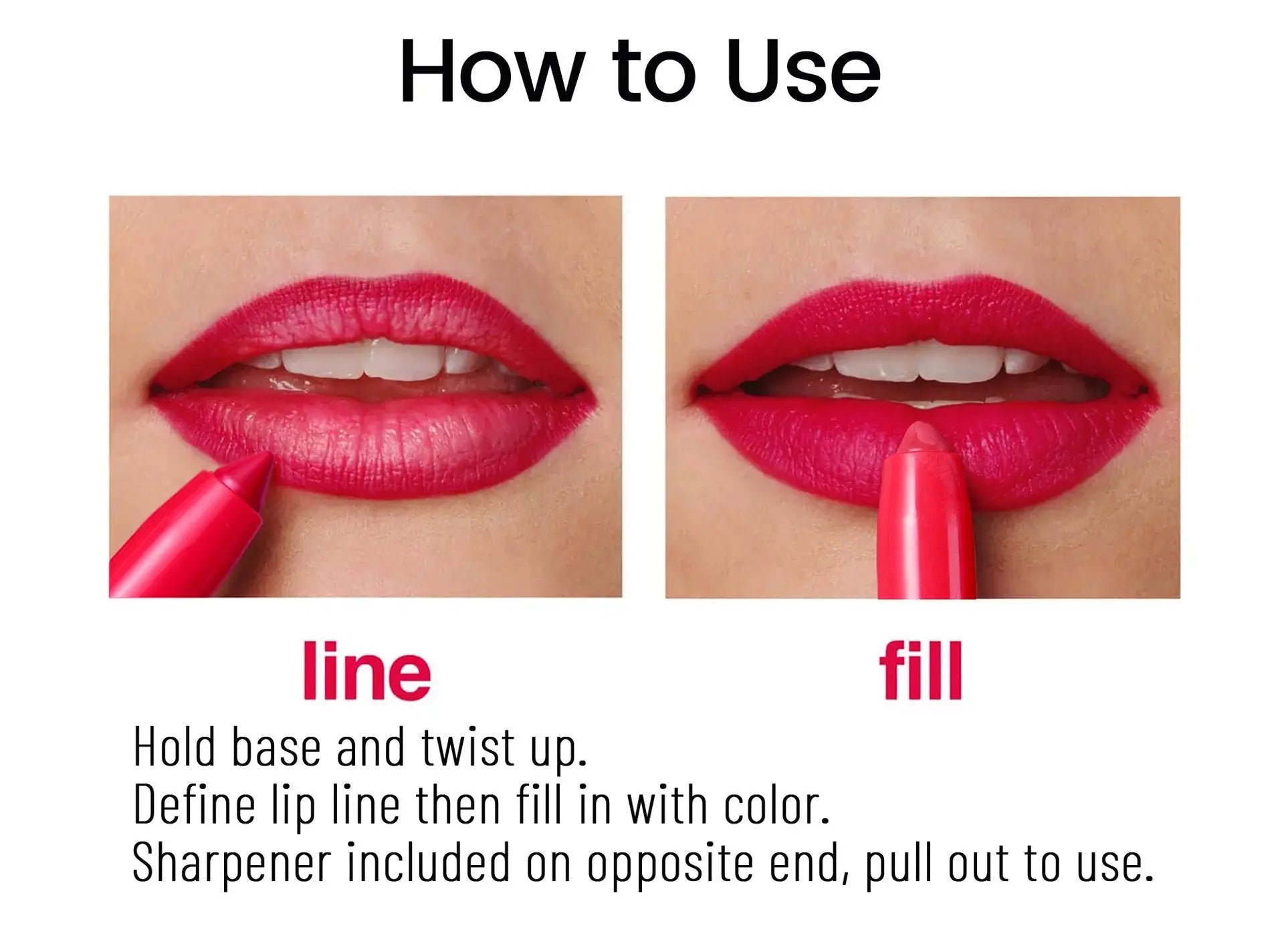 Rotierende, anspitzbare, matte Lippenstiftstifte cetaut