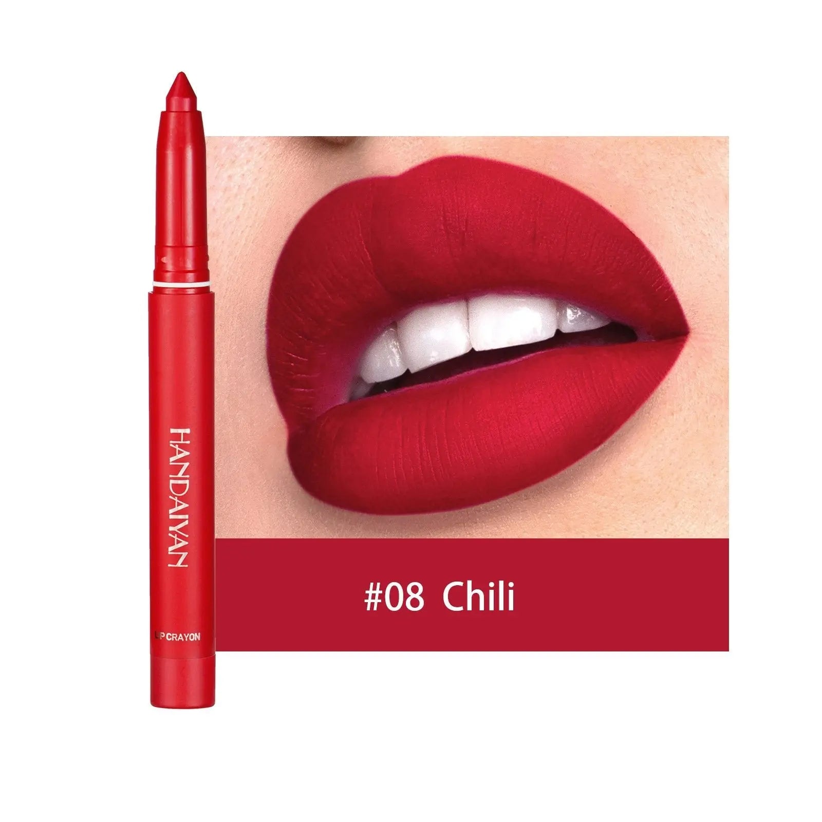 Rotierende, anspitzbare, matte Lippenstiftstifte cetaut