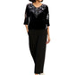 🔥Women's Velvet Rhinestone Top & Pants Set cetaut