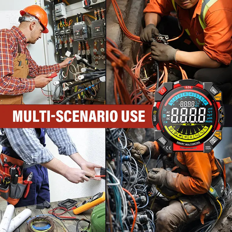 6000 Counts Smart Digital Multimeter cetaut