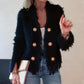 💗LETZTER TAG AKTION - 51% RABATT💗Herbstliche Eleganz: Damen Kurzjacke mit Quasten und Zierknöpfen für alle Anlässe 🍂