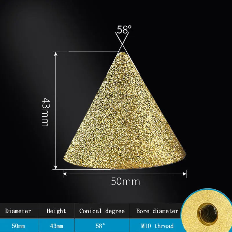 Diamond Beveling Chamfer Bit For Angle Grinders cetaut