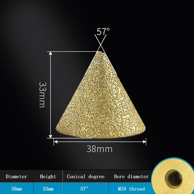 Diamond Beveling Chamfer Bit For Angle Grinders cetaut
