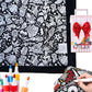 🛌 50% RABATT JETZT! ✨ DIY Maldecke mit Filzstiften - Waschbarer Stoff mit 10 Stiften für Kreatives Gestalten & Persönliche Deko 🎨✨