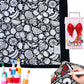 🛌 50% RABATT JETZT! ✨ DIY Maldecke mit Filzstiften - Waschbarer Stoff mit 10 Stiften für Kreatives Gestalten & Persönliche Deko 🎨✨