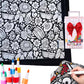 🛌 50% RABATT JETZT! ✨ DIY Maldecke mit Filzstiften - Waschbarer Stoff mit 10 Stiften für Kreatives Gestalten & Persönliche Deko 🎨✨