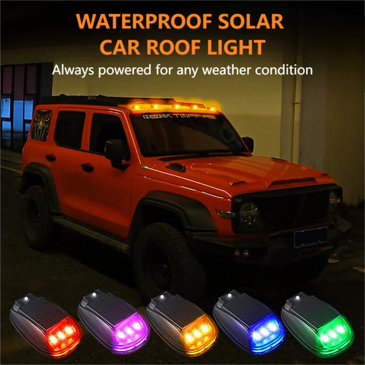 ⏳Begrenzte Ermäßigung von 50 %💥Wasserdichte Solar-Autodachleuchte mit Fernbedienung