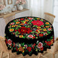 📢📢50 %  RABATT !! ⏰Mexikanische Tischdecke mit Blumenmuster und Wellenrand