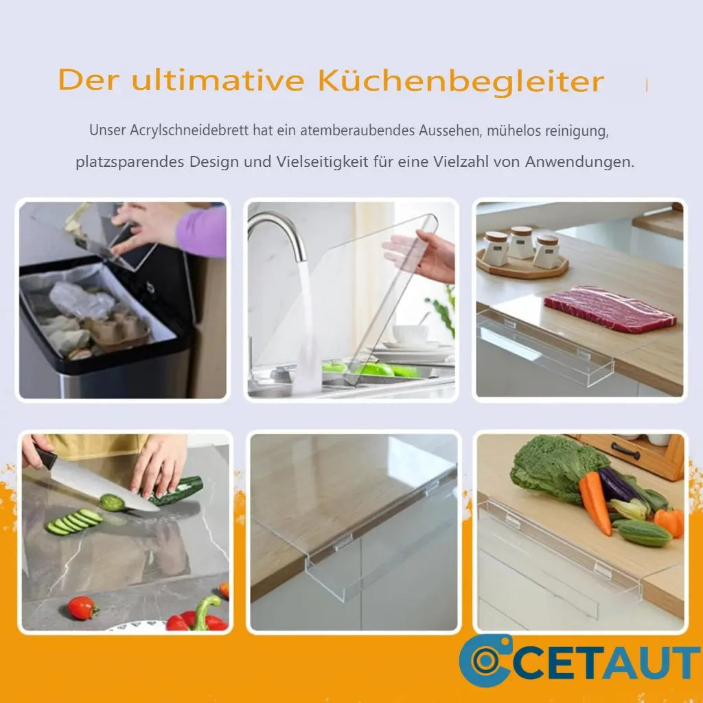 Schneiden. Sammeln. Staunen – Ihr hygienischer Küchenhelfer🥕Multi-Functional Kitchen Cutting Board cetaut