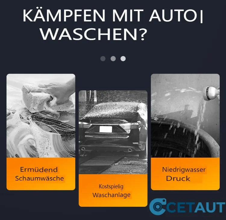💥Heißer Verkauf 20% Rabatt🚗Schnurlose tragbare Multifunktions-Hochdruckwasserpistole cetaut